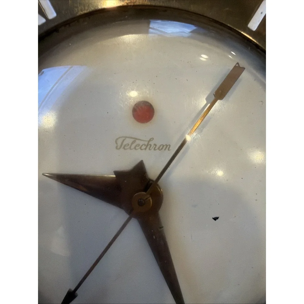 Telechron 4H55 The Statesman 1940s Vintage Desk Shelf Mantel Clock WORKS